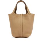 Hermès Beige Marfa Clemence Picotin Lock 18 Gold Hardware - Image 4